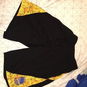 GSW basketball shorts